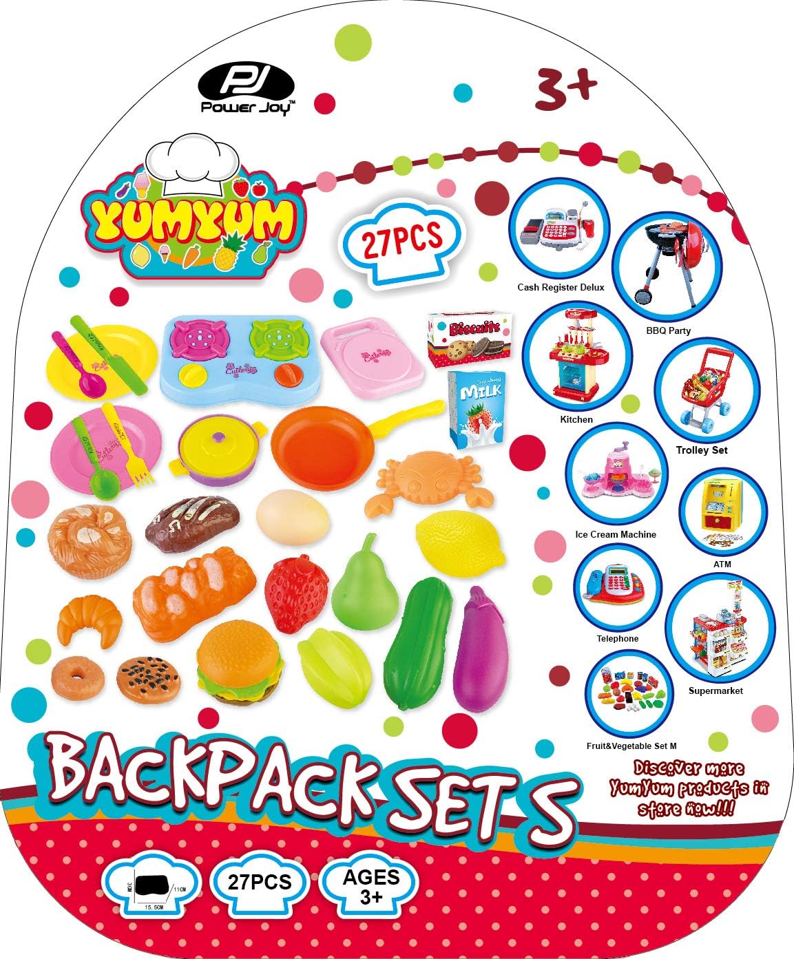 Power Joy Yumyum Backpack Set - Marah Kids