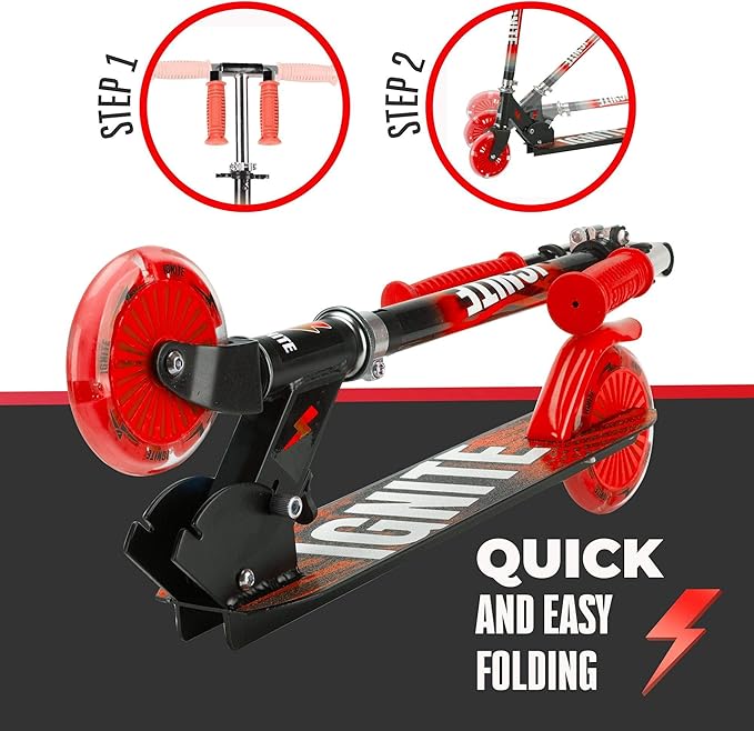 Ignite Flow Scooter 2 Wheels Combo Pack Red, IGN - COM - FLO - RED - Marah Kids