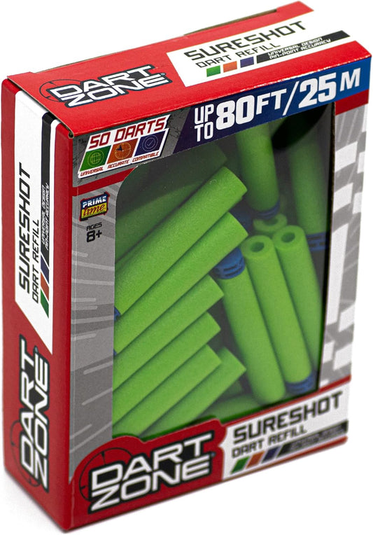 DART ZONE Sureshot Darts Refill 50 Pieces - Marah Kids