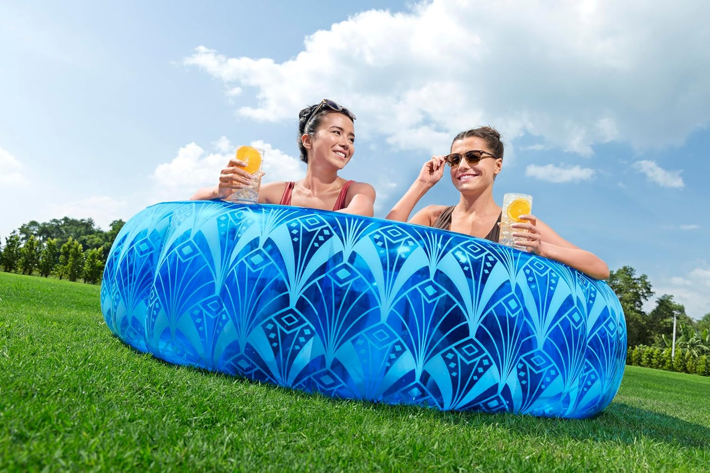 BWSUM BESTWAY POOL BOHEMIAN BLUE 168X53 - Marah Kids