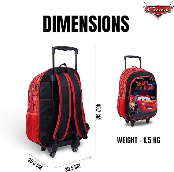 DISNEY CARS LMQ 95 3in1 TROLLEY BOX SET 18" - Marah Kids