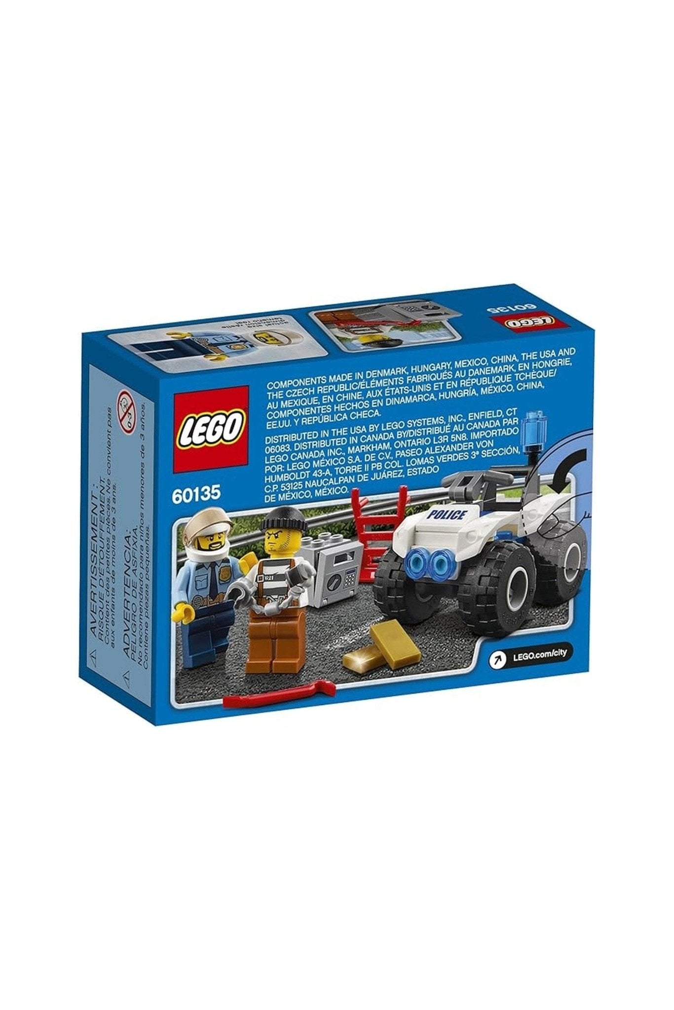 Lego City Police Atv Arrest 60135 Building Kit - Marah Kids