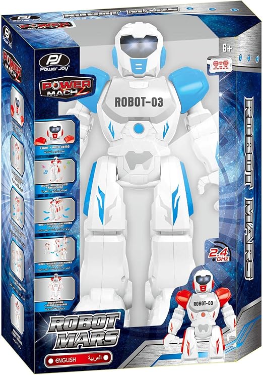 Power Joy Remote Control Robot Mars Eng - Ara Battery Operated - Marah Kids