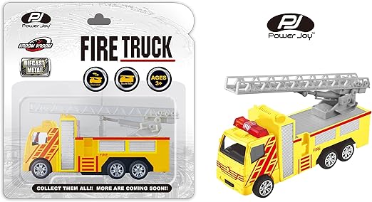 Power Joy Vroom Vroom Diecast Dubai Firetruck 1/43 UAE - Marah Kids