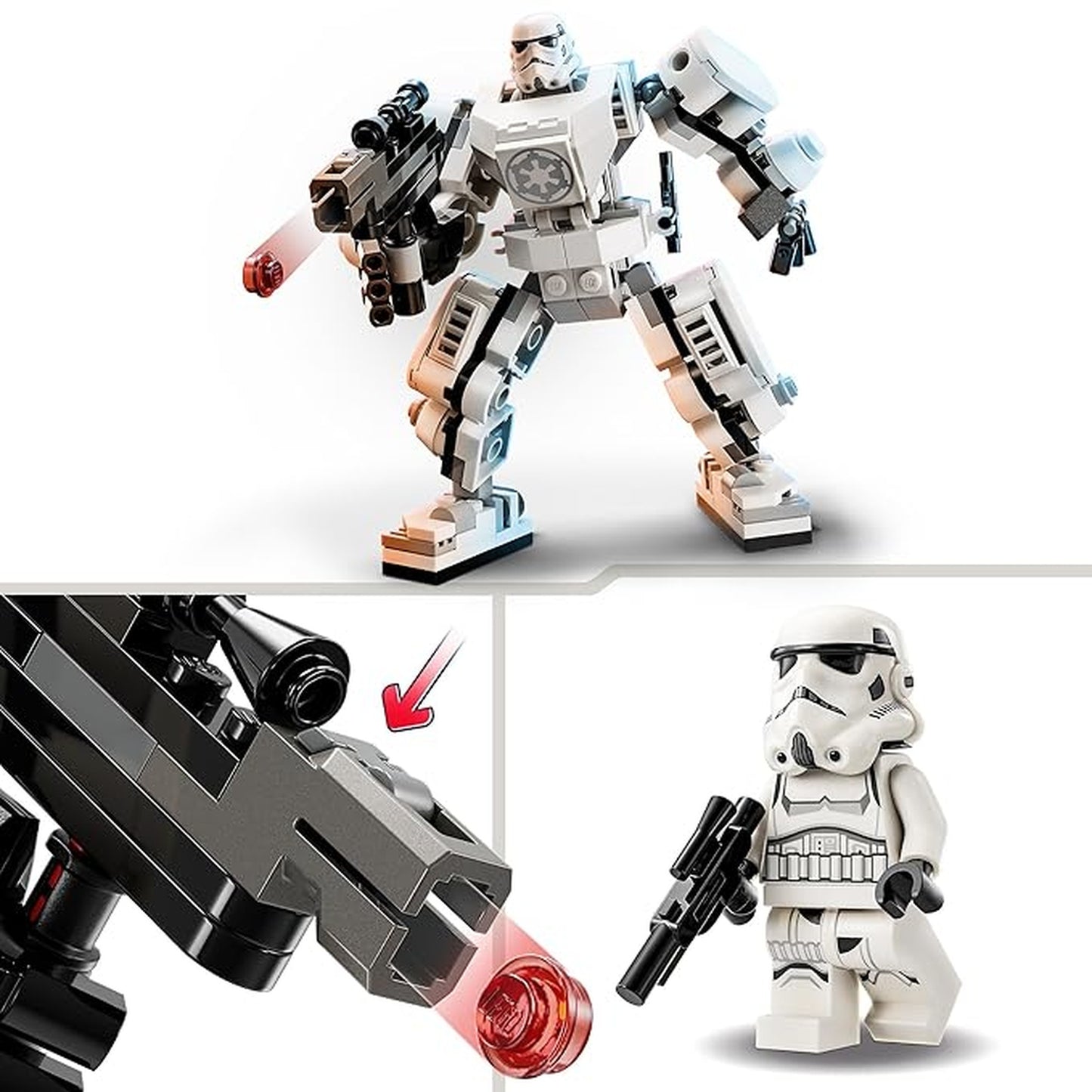Lego Star Wars Stormtrooper Mech Building Toy Set - Marah Kids