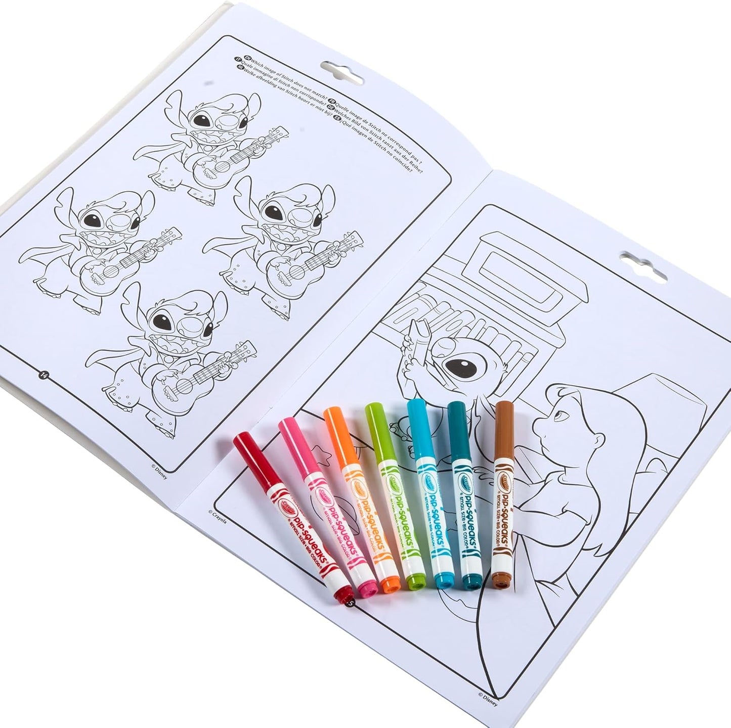 Crayola Lilo & Stitch Colouring Book with Markers - Marah Kids