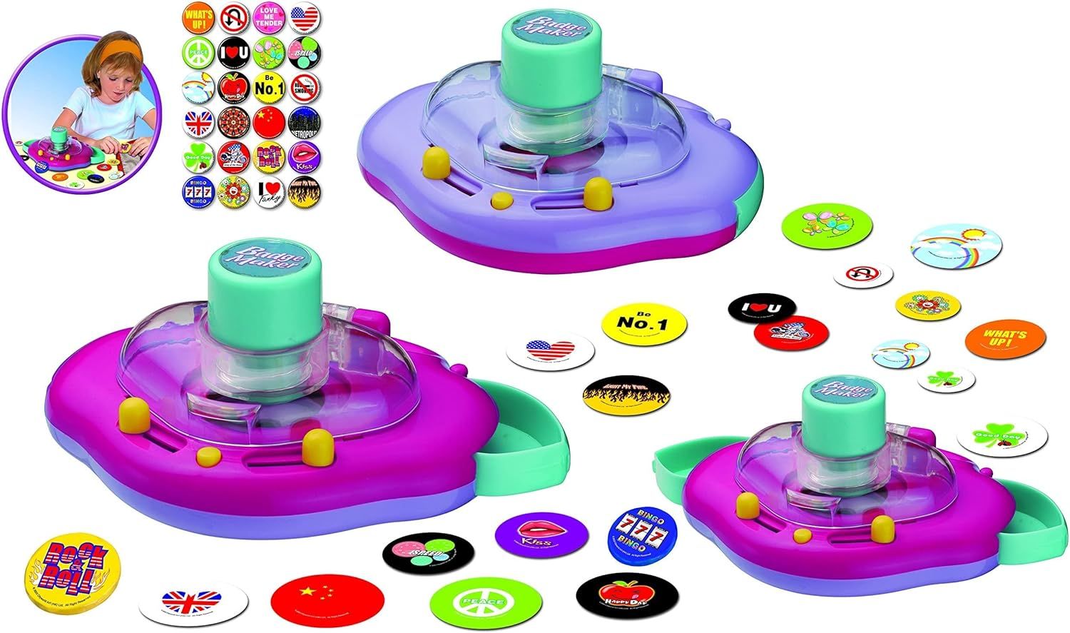 Totally Craft - Badge Maker DIY Crafts Kit - Marah Kids