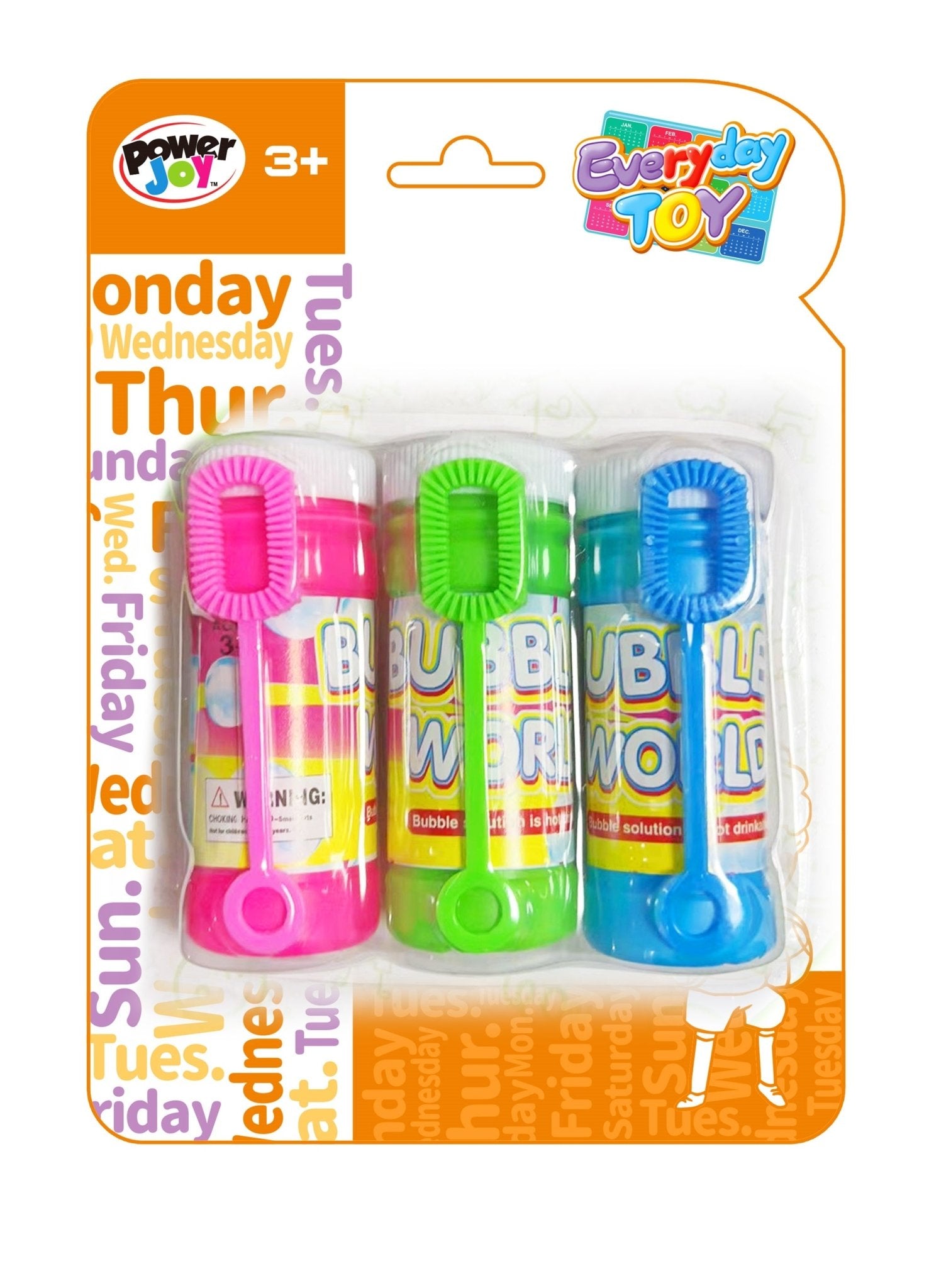 Power Joy - Everyday Bubble 3Pcs Bc - Marah Kids