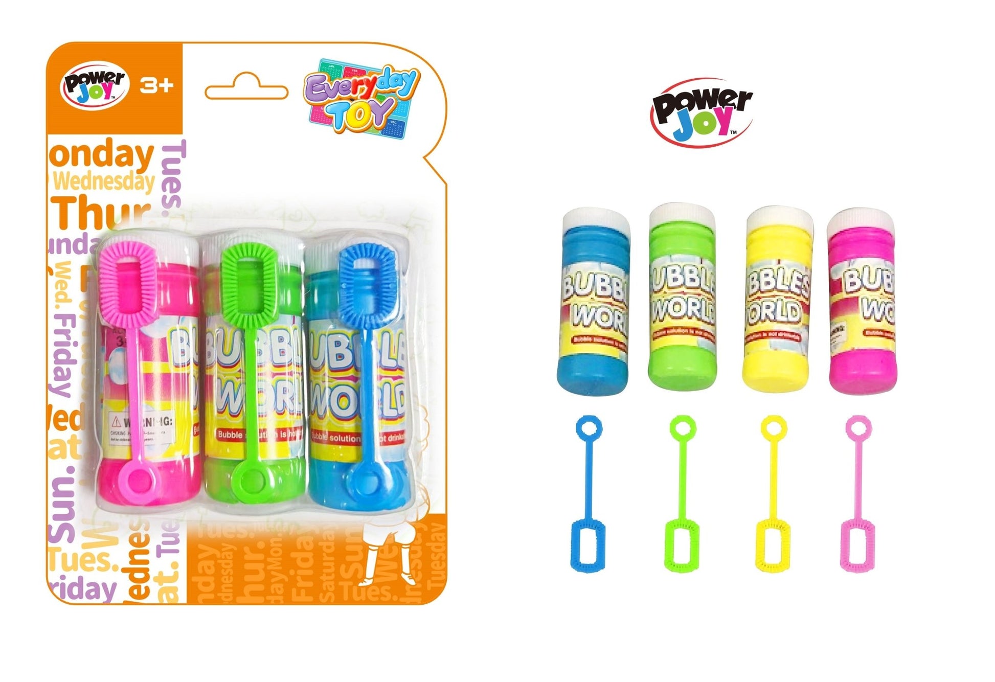 Power Joy - Everyday Bubble 3Pcs Bc - Marah Kids