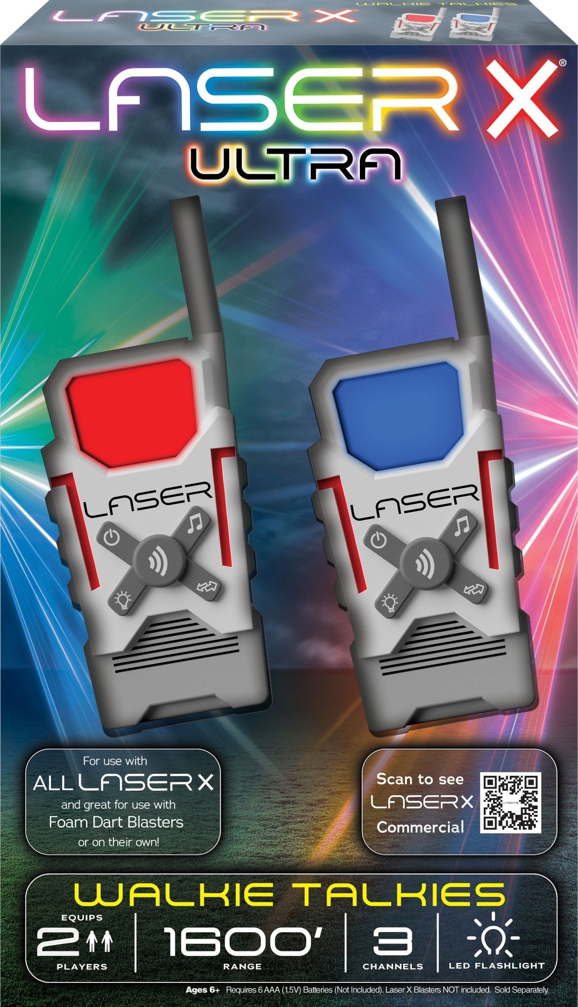 Laserx Ultra Walkie Talkies Battery Operated - Marah Kids