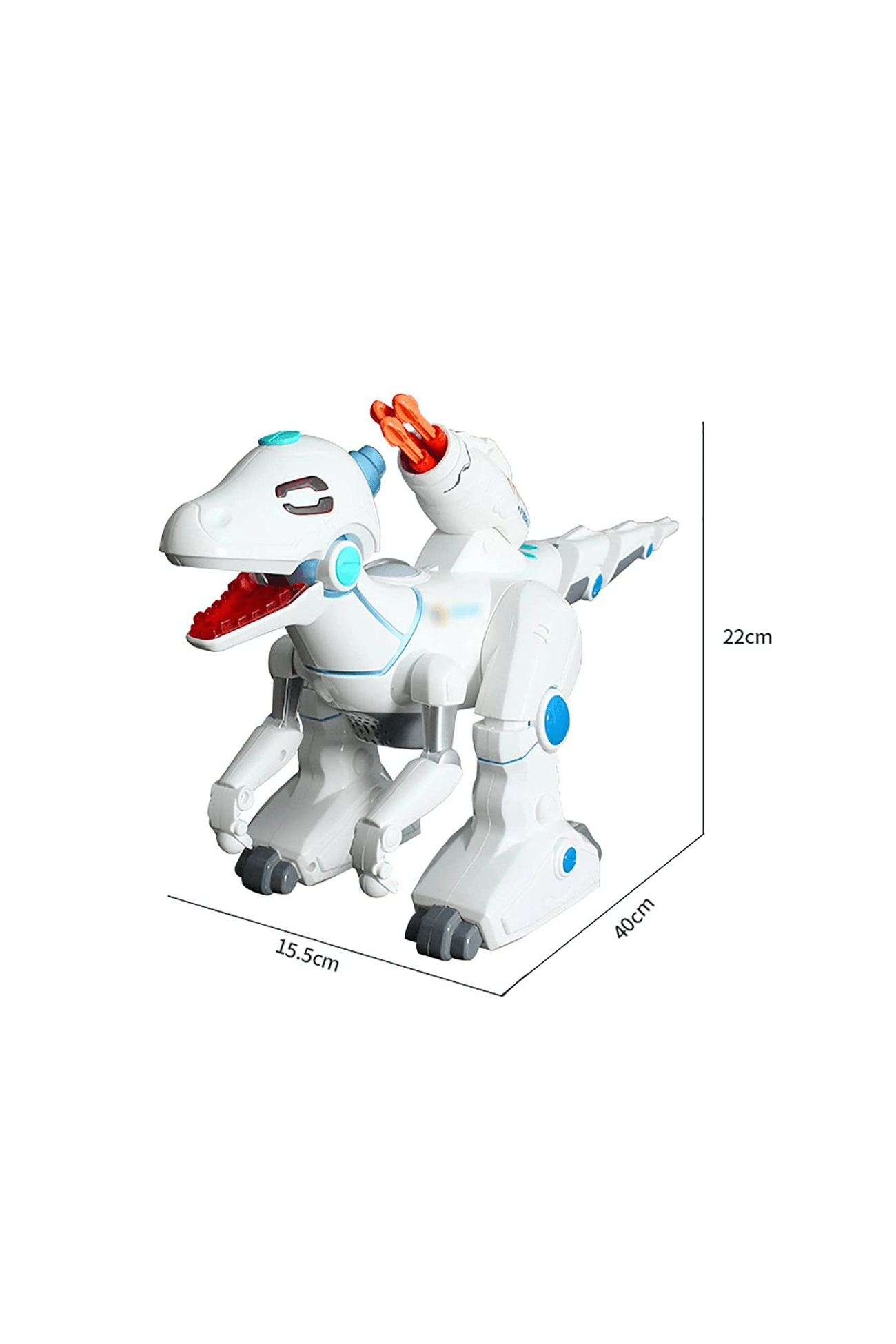 Remote Control Velociraptor Fire Breathing Dinosaur - Marah Kids