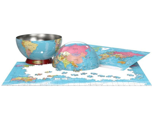 Eurographichcs Puzzle In Tin 550 Map Of The World - Marah Kids