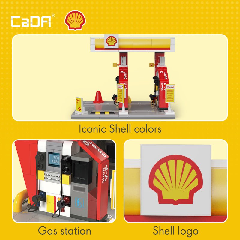 Cada Shell Mini Gas Station - Marah Kids