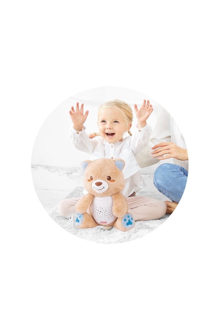 2 - In - 1 Starry Lights Bear - Marah Kids