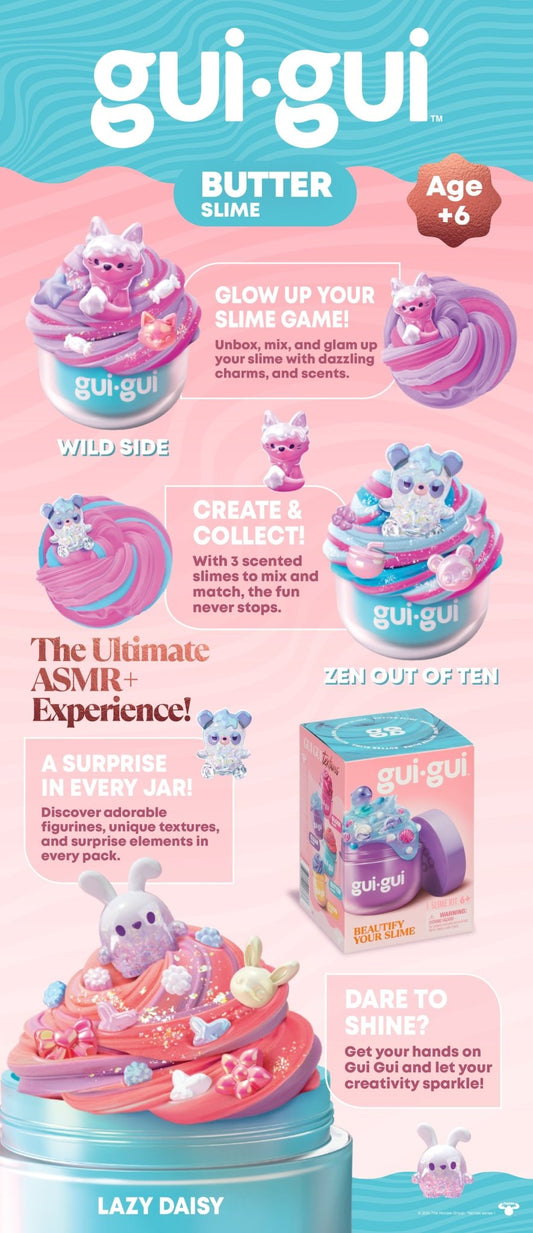 gui.gui Slimetime Guigui Single Pack, Assorted 1 Piece - Marah Kids