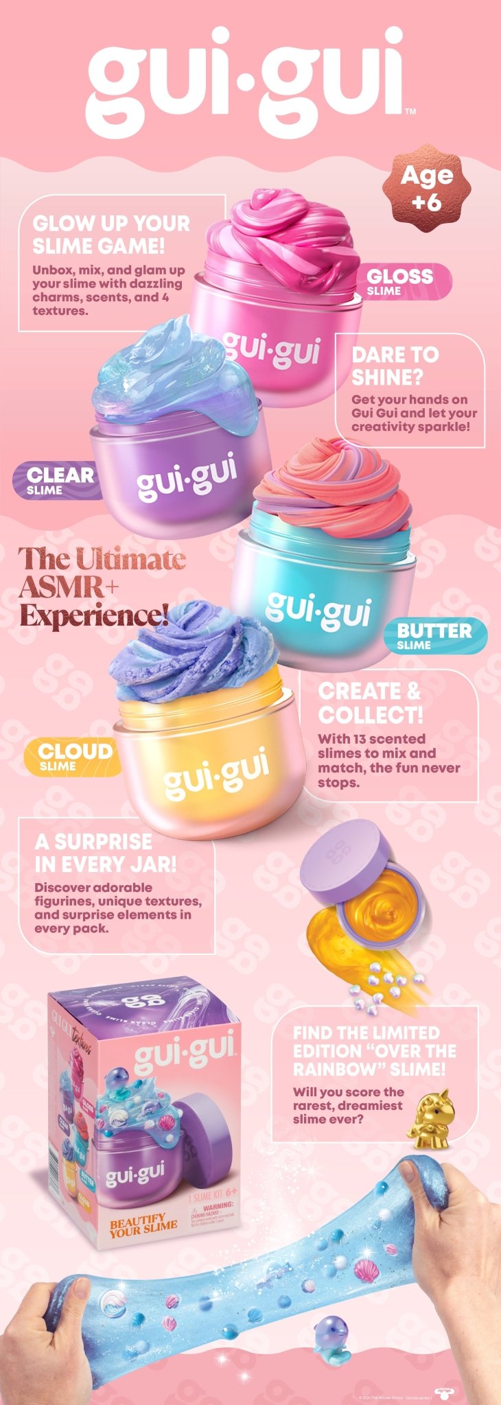 gui.gui Slimetime Guigui Single Pack, Assorted 1 Piece - Marah Kids