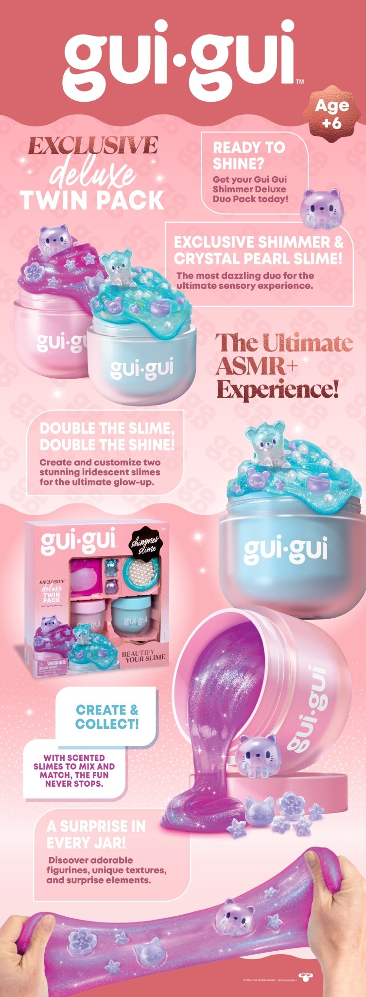 gui.gui Slimetime Guigui Deluxe Twin Pack - Marah Kids