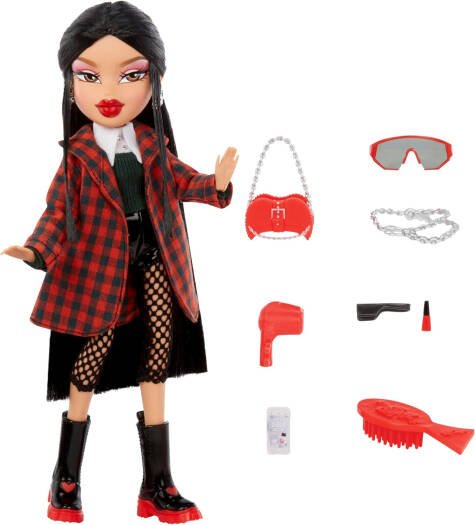 Bratz - Always Jade Fashion Doll with 10 Accessories and Poster - Multicolour| Comes with fashionable extras such as a handbag, jewelry, sunglasses, and more | Stylish box design, great for display or gifting | Collectible Packaging | Ages 6 + up - Marah Kids