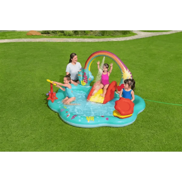 Bestway Play centre Little Mermaid 221 X 193 X 117Cm - Marah Kids