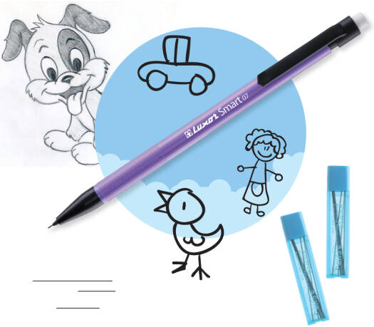 Luxor - Assorted Combo Pack| Trendy design Pen | Smooth Ink Flow pens | Precision writing and signing needs | Assorted Ink & Marker | Micra Ball Pen Tip Size 0.7mm | Pack of 18 - Marah Kids