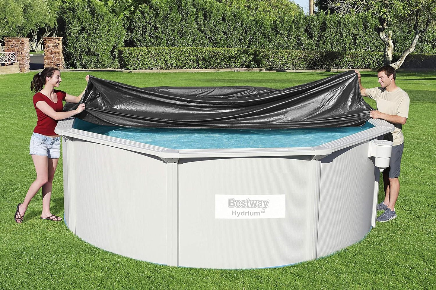 Bestway Pool Cover Flow clear 396Cm