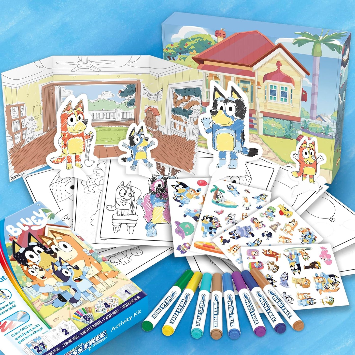 Crayola - Color Wonder Mini Box Set, Bluey | Ideal for ages 3 and up - Marah Kids