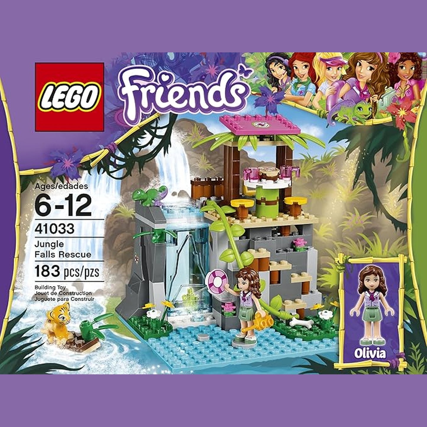 Lego Friends Jungle Falls Rescue 41033 Building Set - Marah Kids