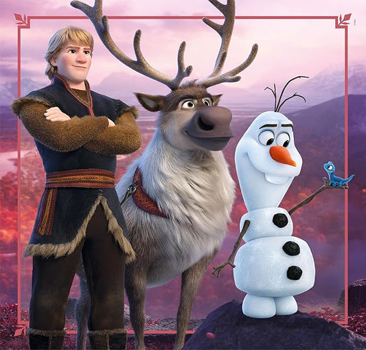 CLEMENTONI PUZZLE DISNEY FROZEN POSTURE 3X48 - Marah Kids