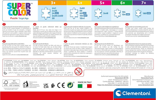 CLEMENTONI PUZZLE I BELIEVE IN UNICORN 104PCS - Marah Kids