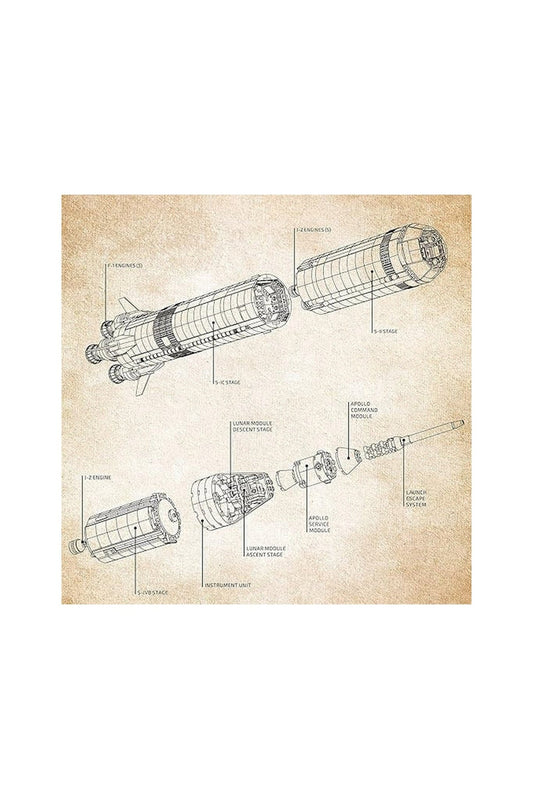 Lego Ideas Nasa Apollo Saturn V - Marah Kids