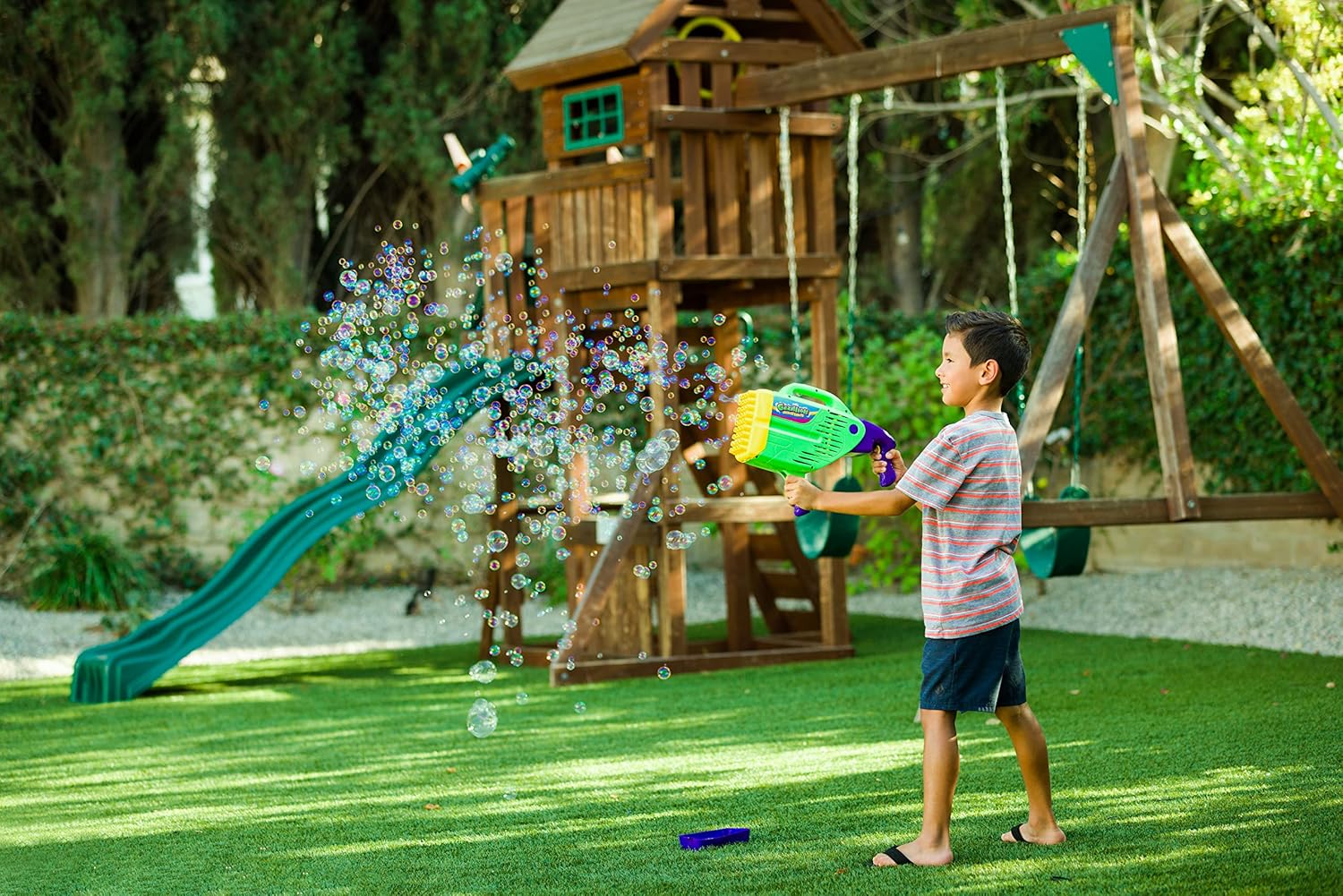 Gazillion Bubble Stormin Blaster B/O 8Oz - Marah Kids