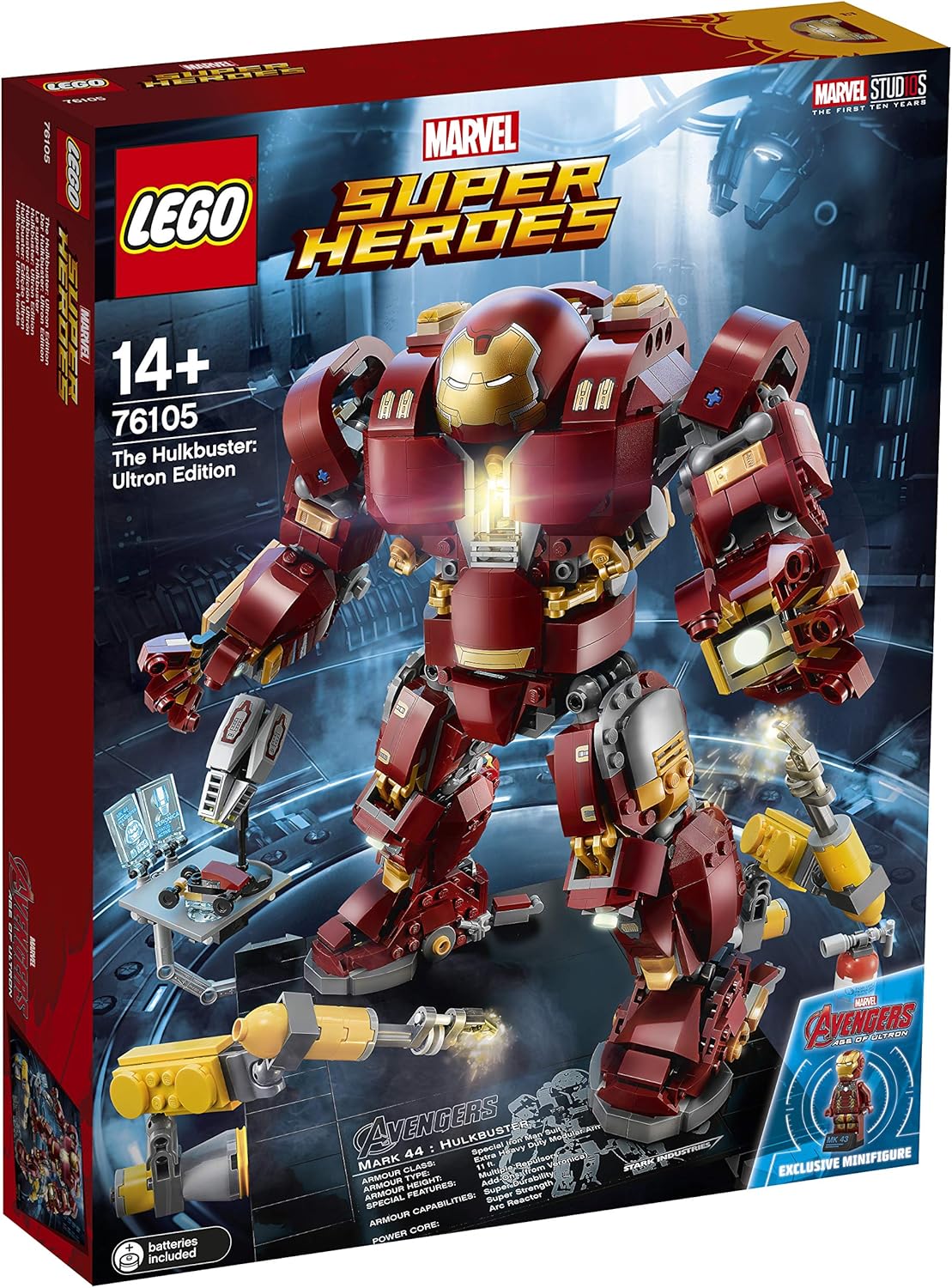 Lego Marvel Super Heroes Avengers: Infinity War The Hulkbuster: Ultron Edition 76105 - Marah Kids
