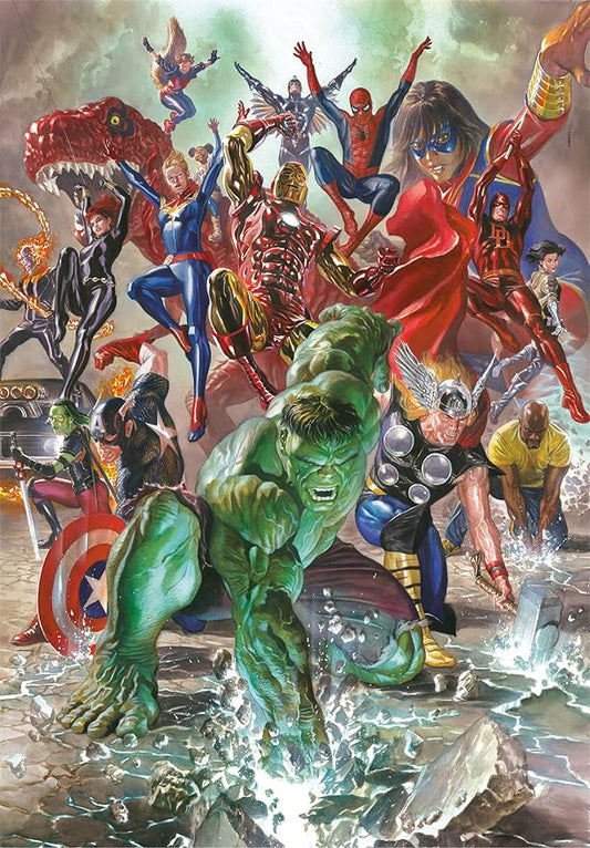 CLEMENTONI PUZZLE HQC MARVEL+POSTER 500PCS - Marah Kids