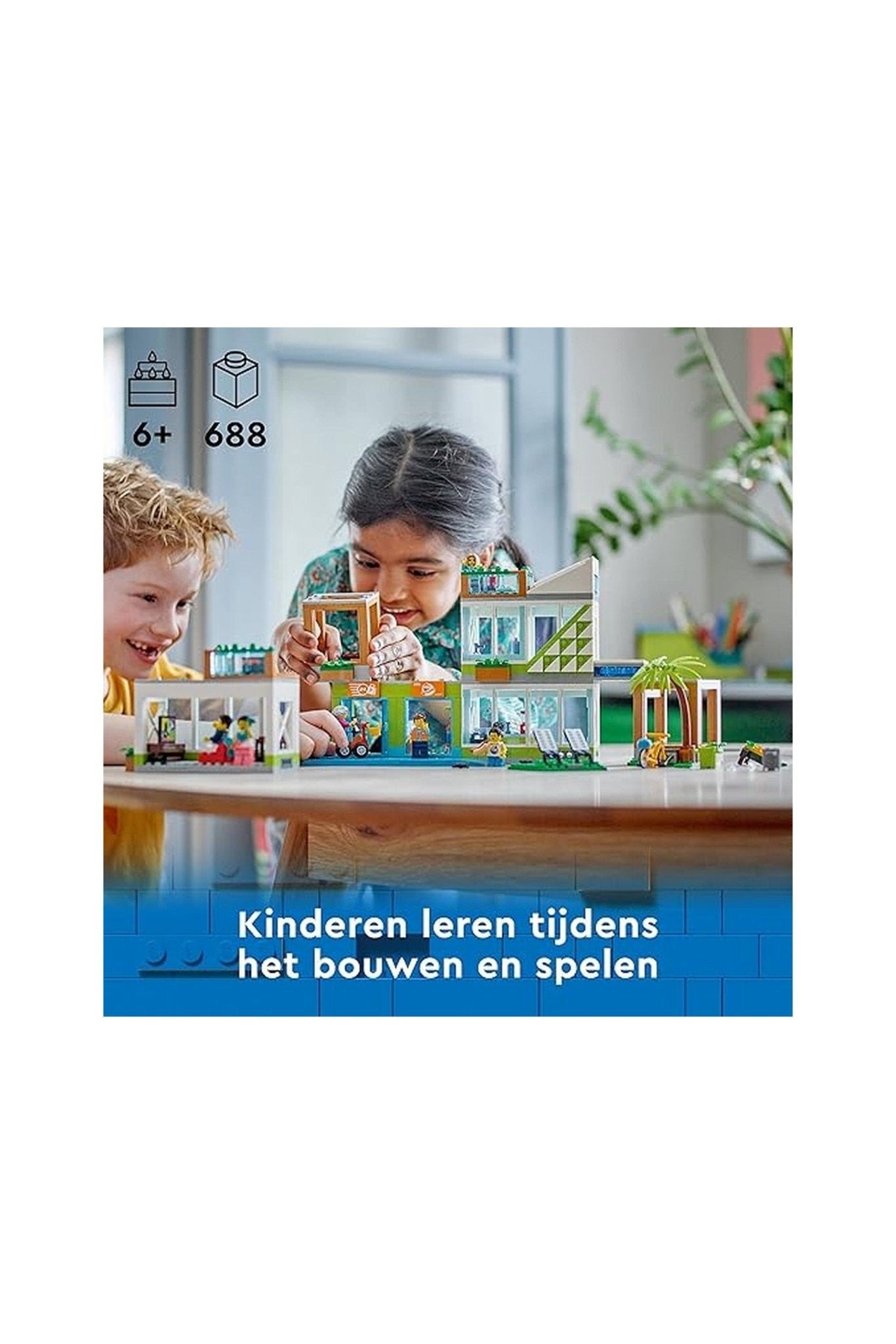 Lego City Apartment Building Building Toy Set - Marah Kids