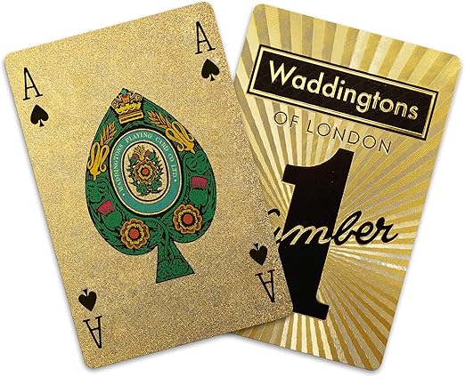 WADDI. NUMBER1 PLAYING CARDS GOLD CDU12 - Marah Kids