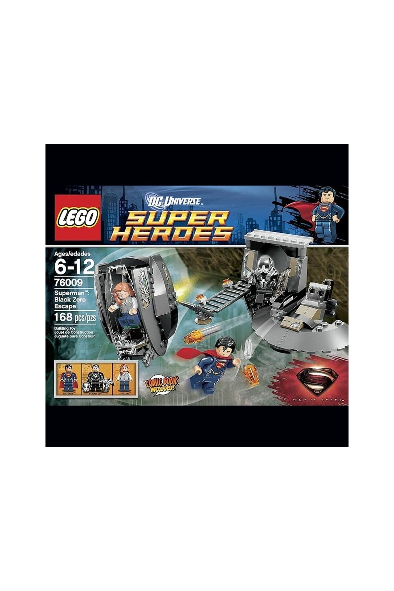 Lego Superman Black Zero Escape Interlocking Set - Marah Kids