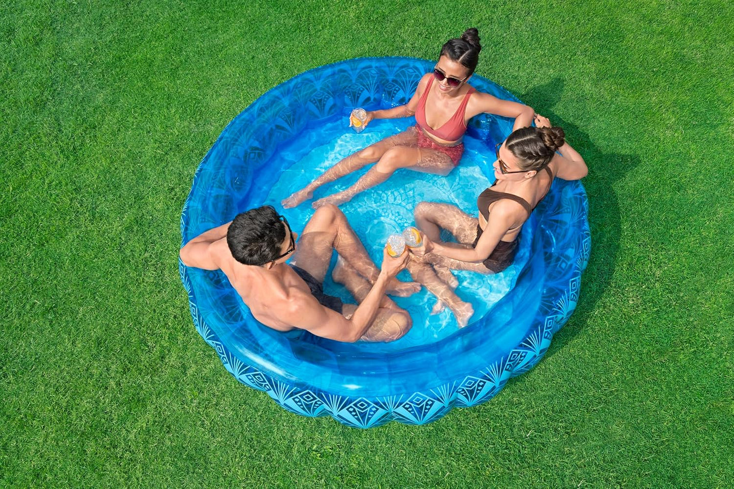 BWSUM BESTWAY POOL BOHEMIAN BLUE 168X53 - Marah Kids