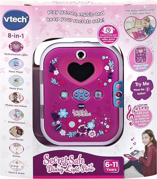 Vtech Secret Safe Diary Light Show, - Marah Kids