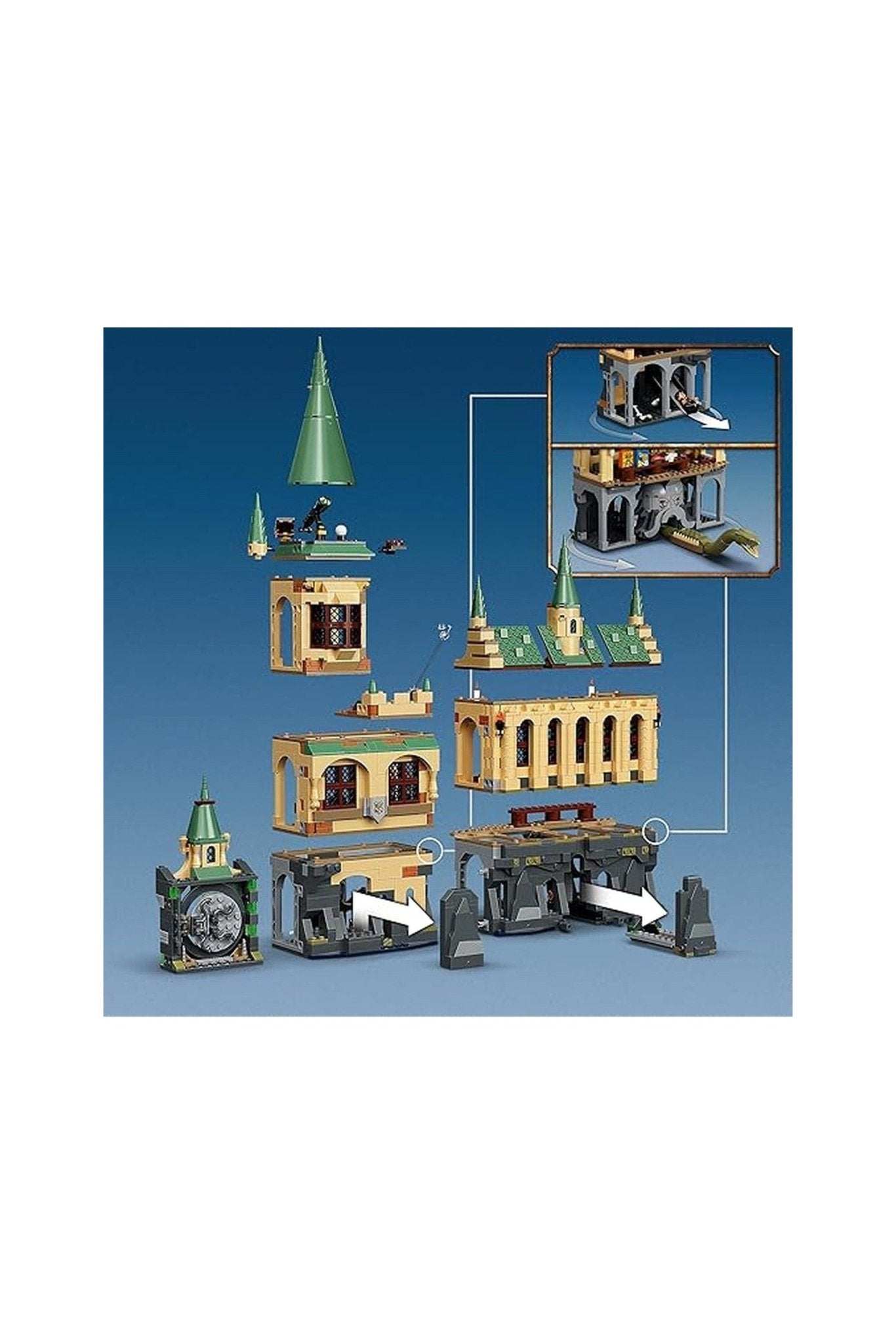 Lego Hogwarts Chamber Of Secrets Building Kit - Marah Kids