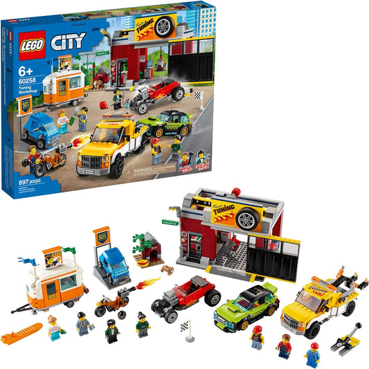 Lego City Tuning Workshop Toy Car Garage 60258 - Marah Kids