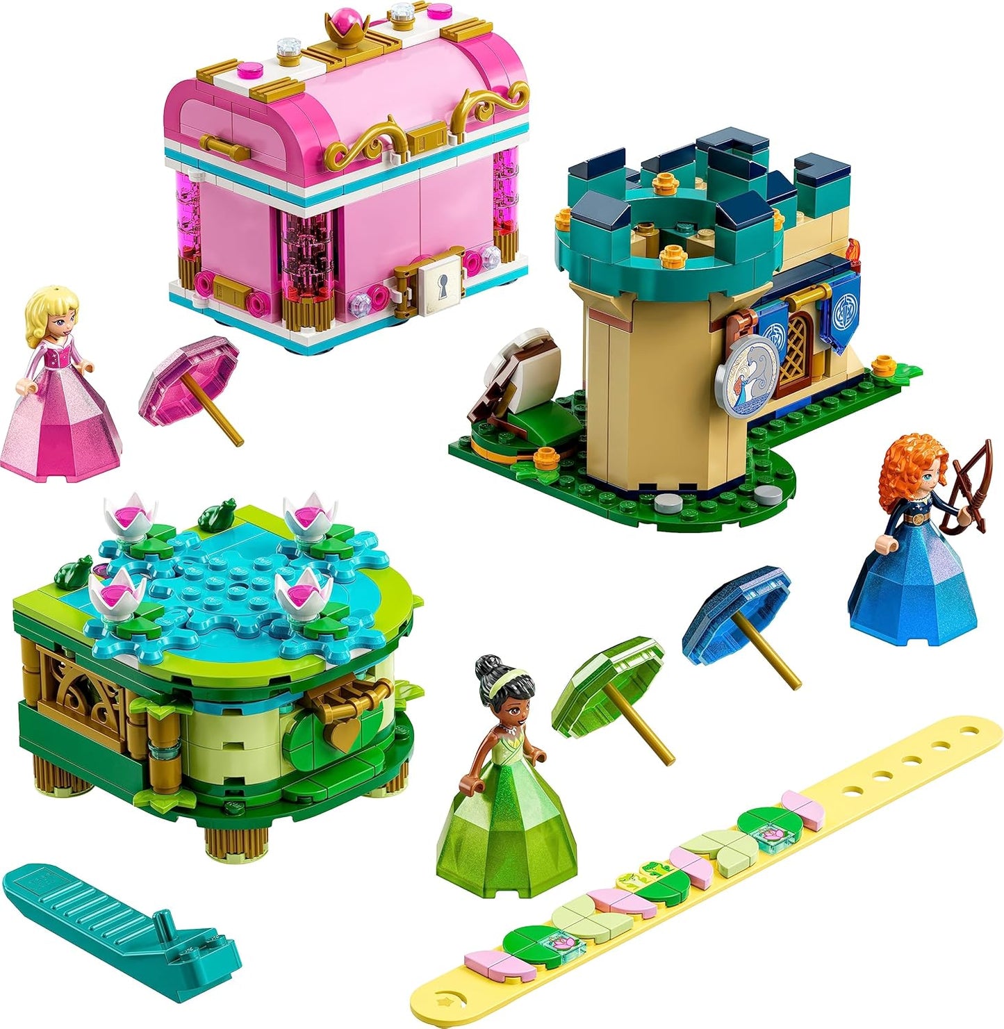 LEGO Disney Princess Aurora, Merida and Tiana’s Enchanted Creations 43203