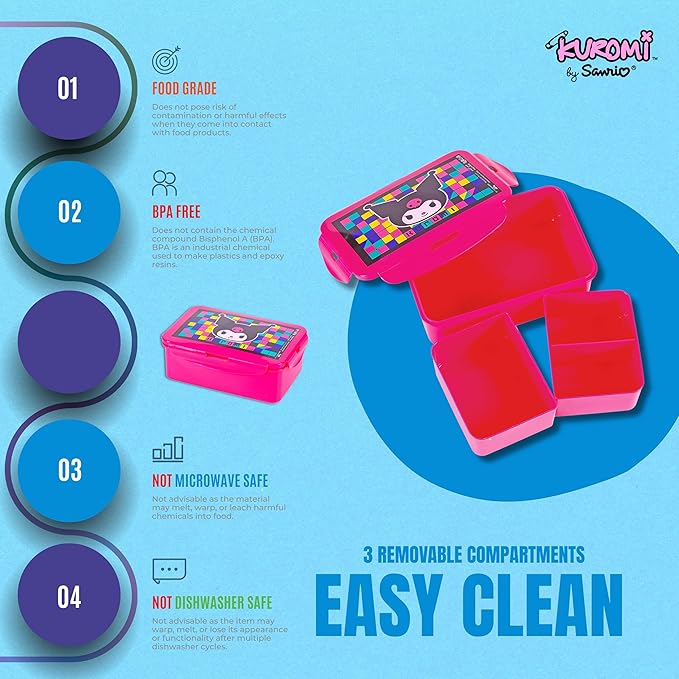SANRIO KUROMI AMBITION LUNCH BOX - Marah Kids