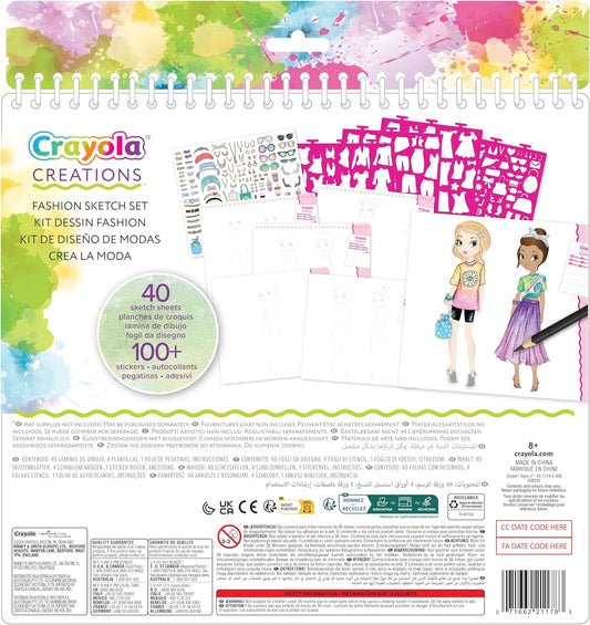 Crayola Creations Fashion Sketch Set - Marah Kids