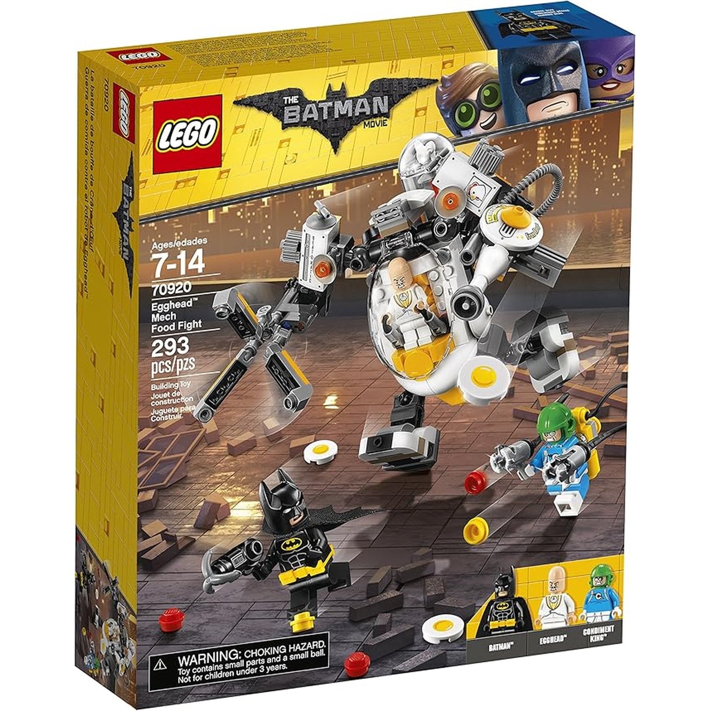 Lego Dc Egghead Mech Food Fight Building Kit