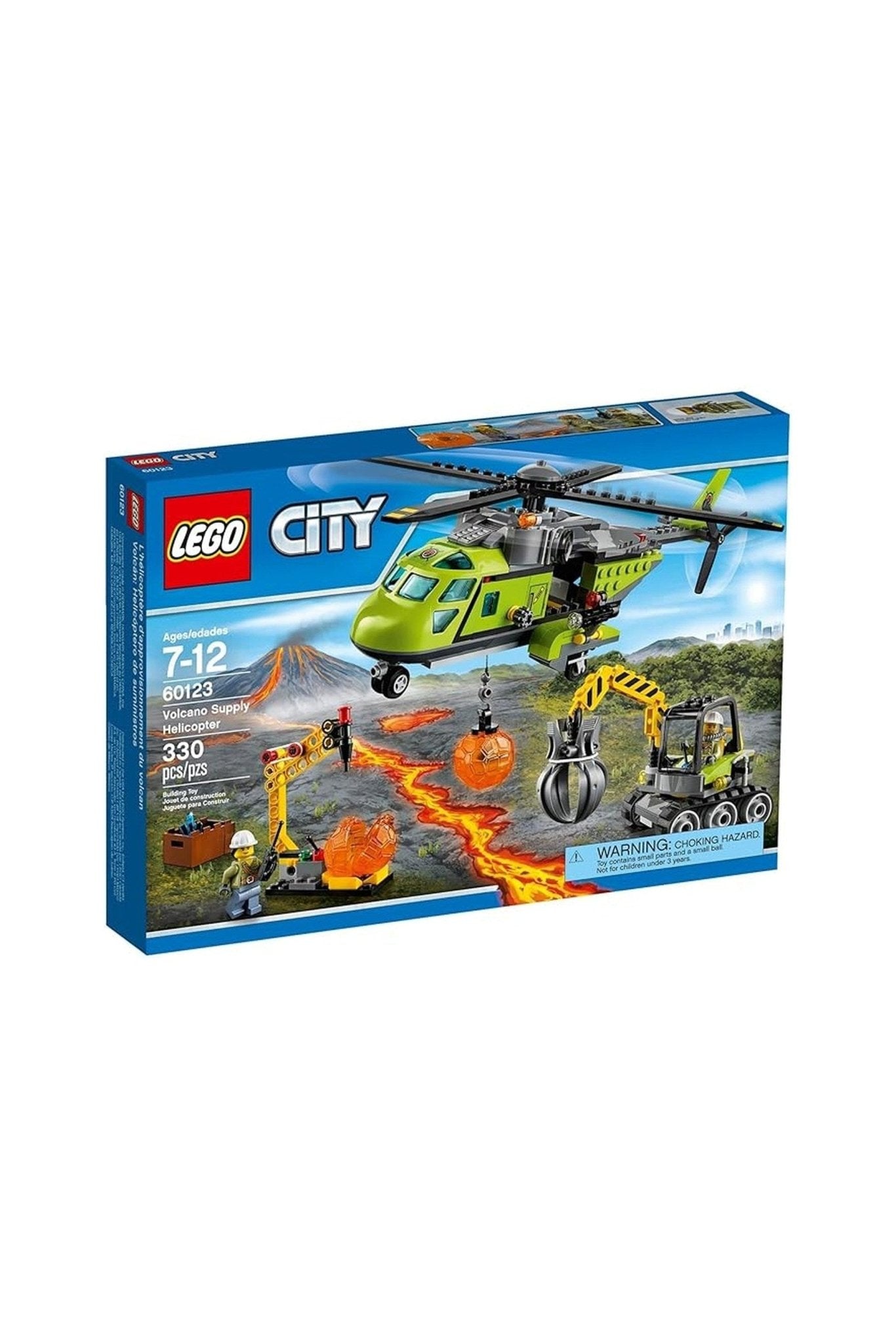 Lego Volcano Supply Helicopter - Marah Kids