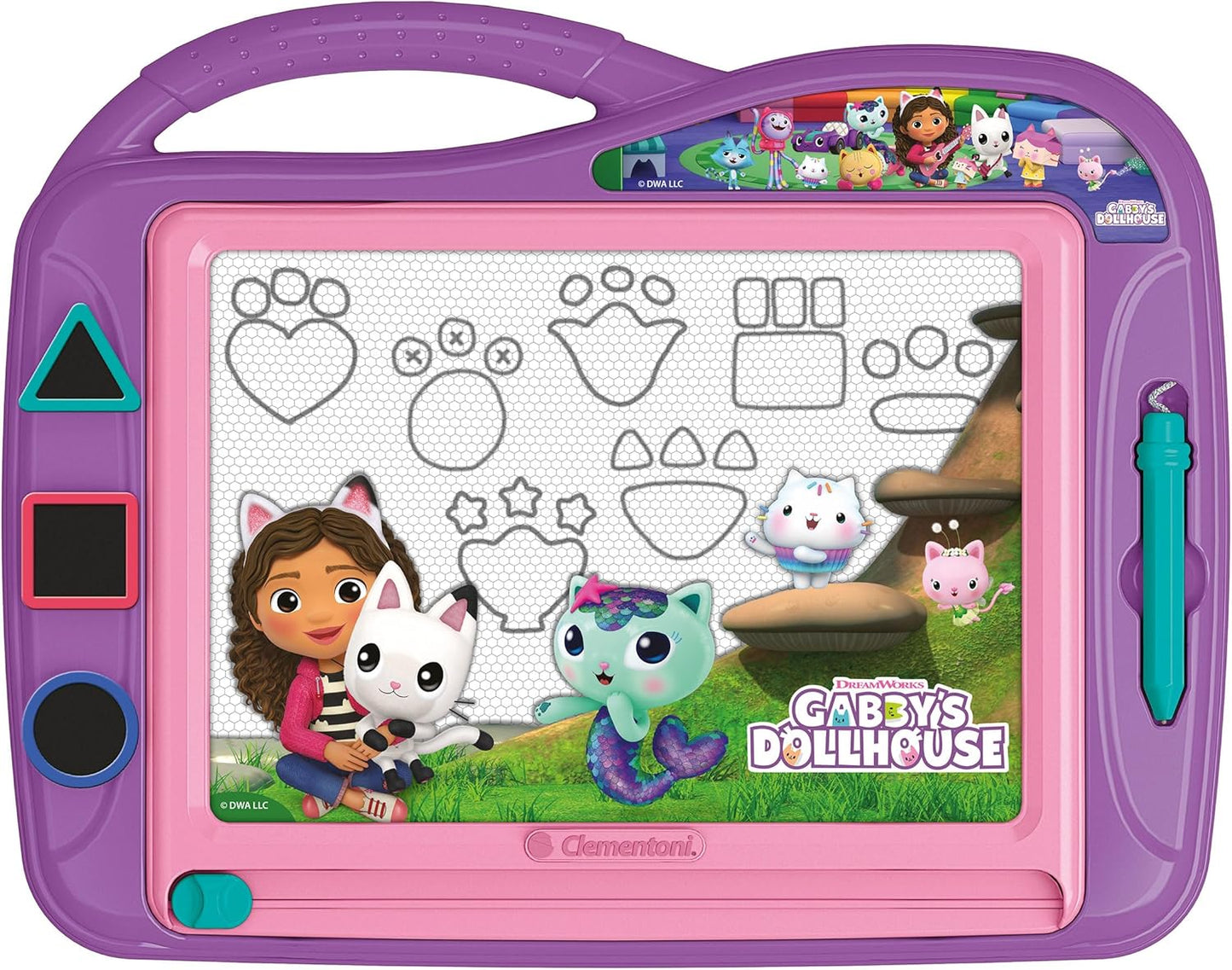 CLEMENTONI Magnetic Drawing Board Gabby - Marah Kids