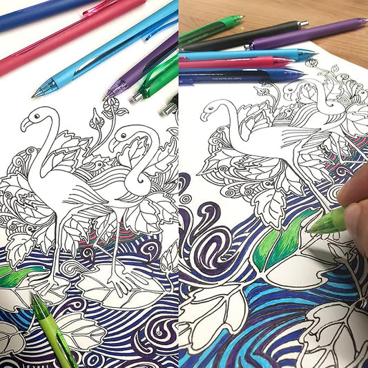 Maxi Gel Pen 0.7Mm Blister Of 2 Pc Blue - Marah Kids