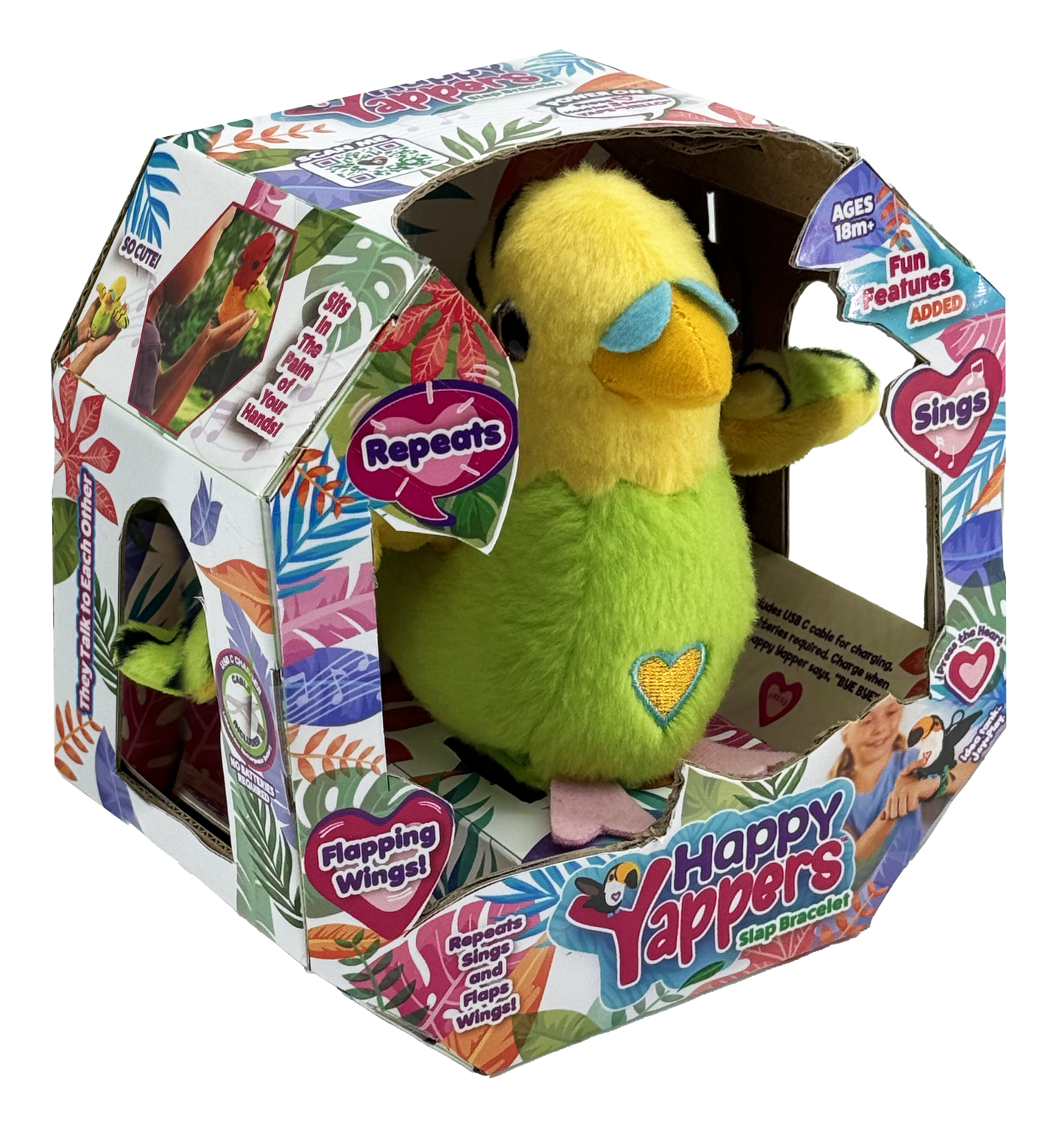 Happy Yappers - Parkeet Green - Marah Kids