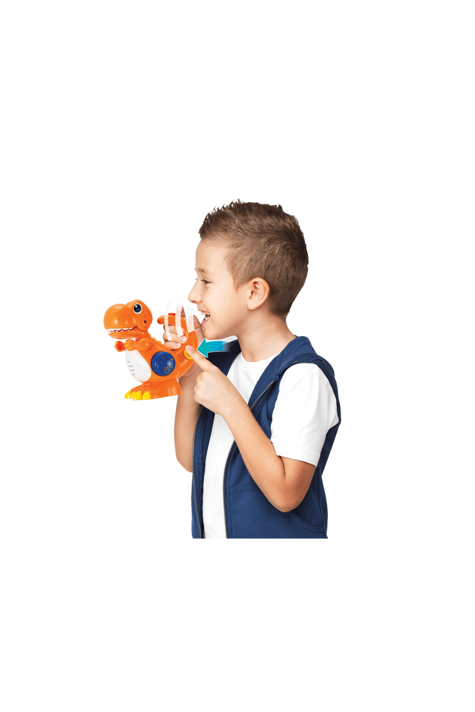 Voice Changing Dino With Flash - Marah Kids