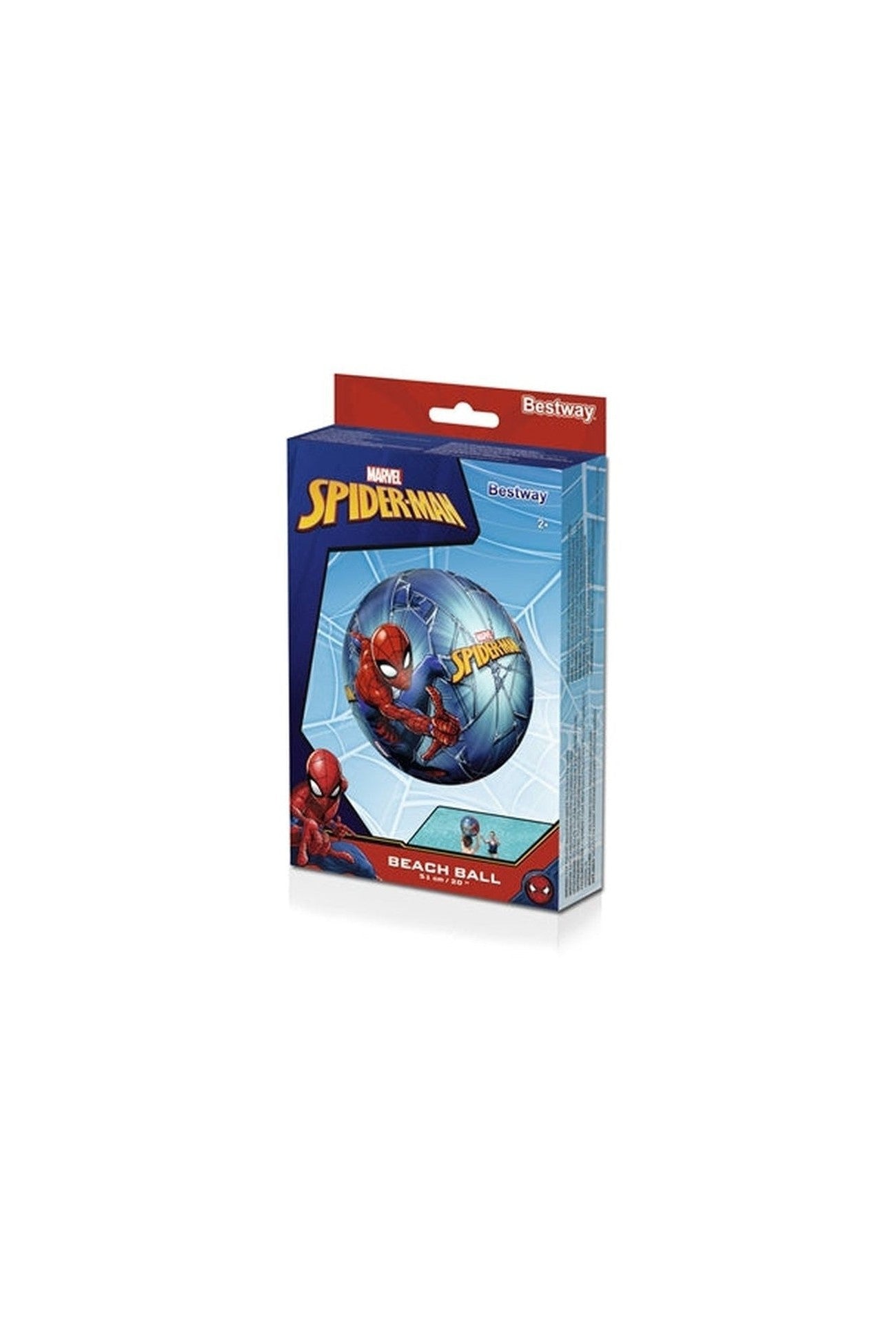 Bestway Beach Ball Spiderman 51Cm
